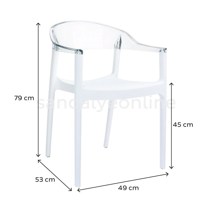 sandalye-online-carmen-beyaz-seffaf-mutfak-sandalyesi-olcu