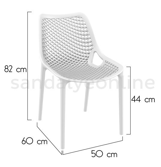 /sandalyeonline-air-beyaz-mutfak-sandalyesi-olcu